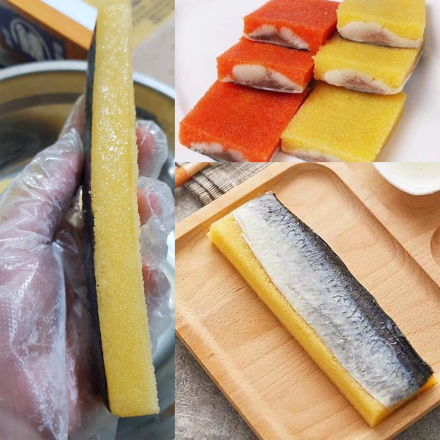 Cá Trích Ép Trứng Sashimi